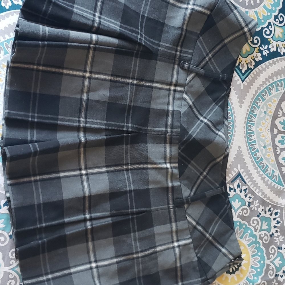 Candies plaid mini skirt